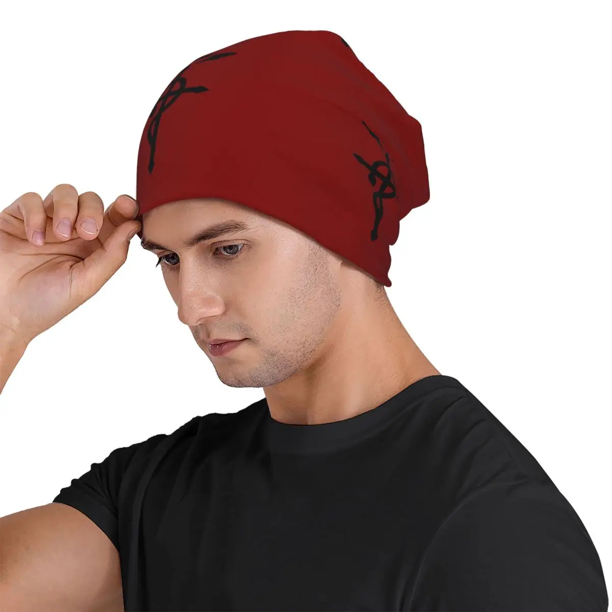 Fullmetal Alchemist - Flamel Insignia Unisex Adult Beanies Caps Knitting Bonnet Hat Warm Hip Hop Autumn Winter Skullies Hats