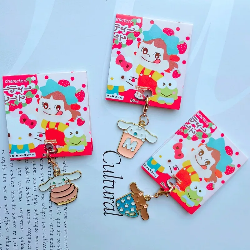 

Sanrio Cinnamoroll Cute Styling Keychain Cartoon Anime Phone Pendant Car Key Backpack Decoration Model Children's Birthday Gifts