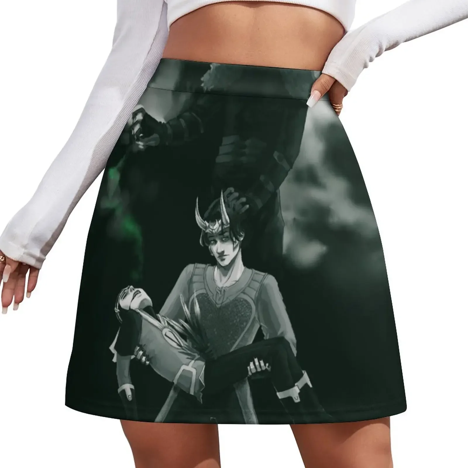 

Agent of Agony (ii) Mini Skirt skirts for woman japanese kawaii clothes 90s aesthetic