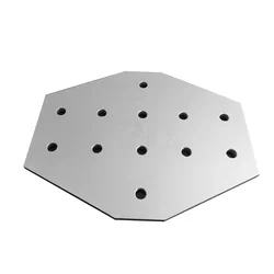 1PCS 12 hole 3060/4080  cross type 90 Degree Joint Board Plate Corner Angle Bracket Connection  for Aluminum Profile