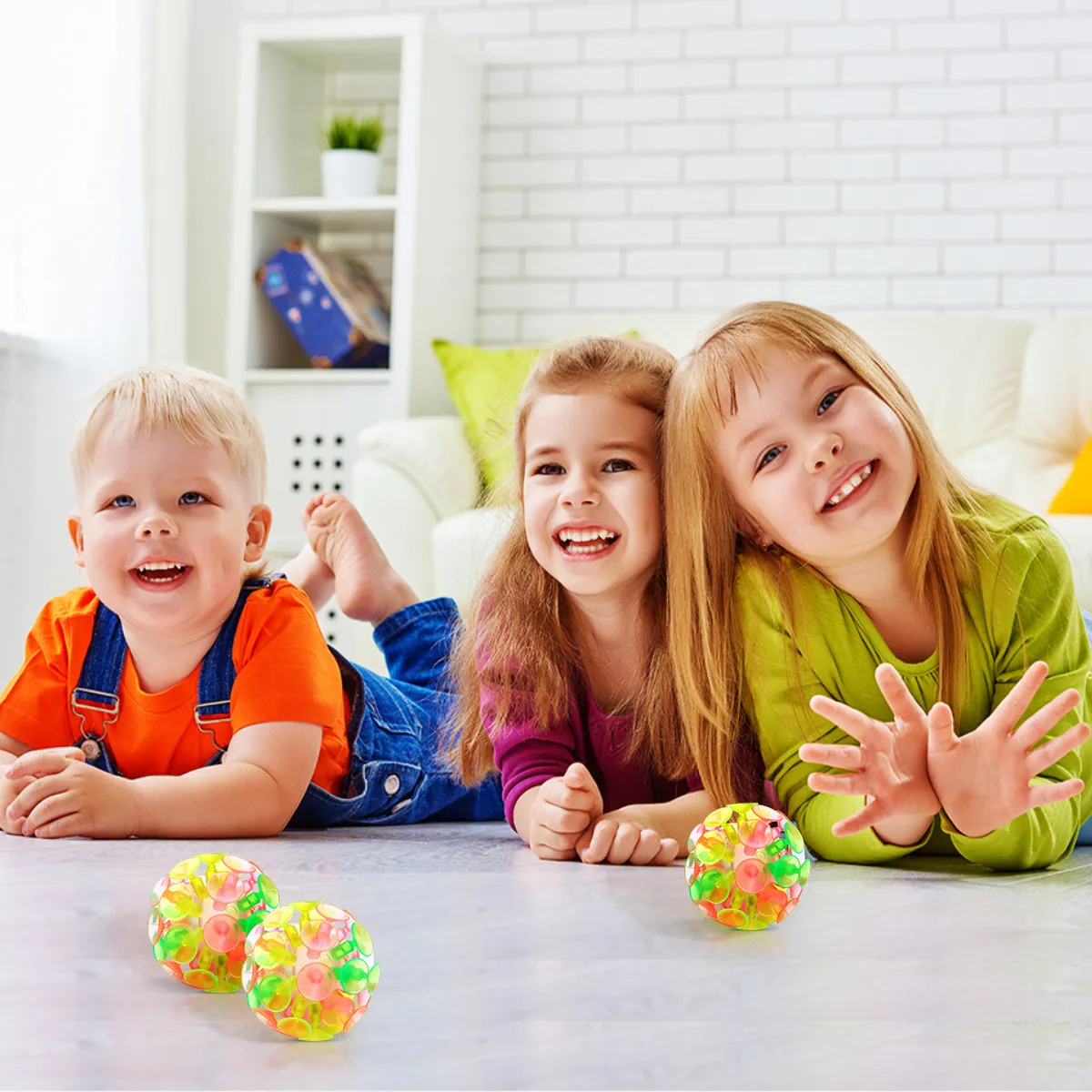 Creative Multicolored Suction Cup Ball Interactive Play for Kids Parent Child Bonding Suction Bath Ball Sucker Toy
