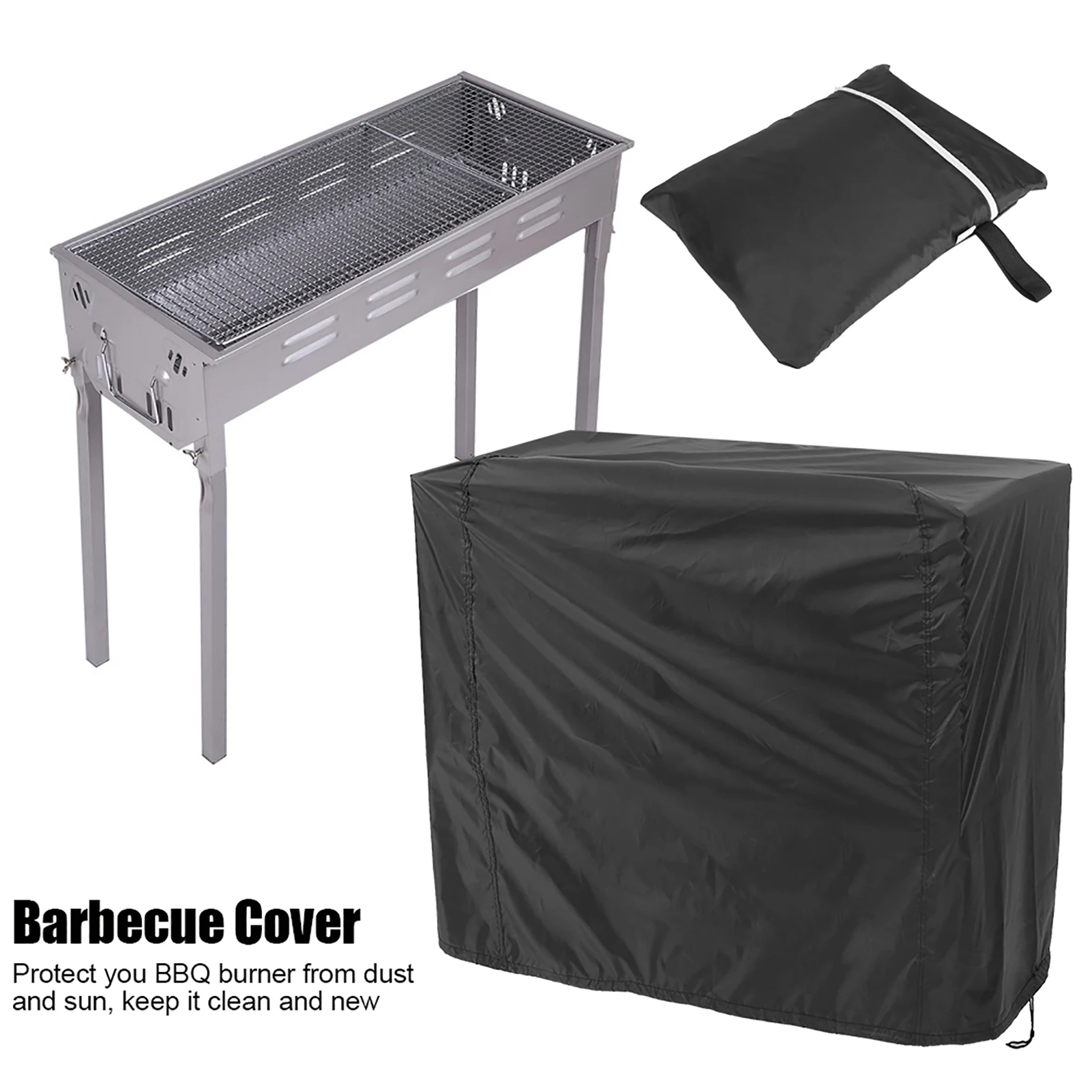 BBQ Grill Barbeque Cover Anti-Dust Waterproof and Anti-corrosion Charbroil BBQ Cover Outdoor Rain Protective Barbecue Cover