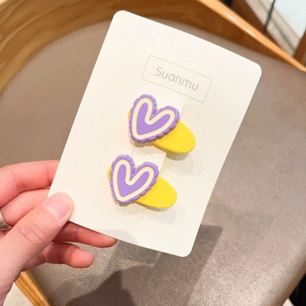 

2pc INS Style Hair Side Clips Girl Women Cute Sweet Cartoon Rabbit Bangs Clip Broken Hair Fishing Clip Hair Accessories Headwear