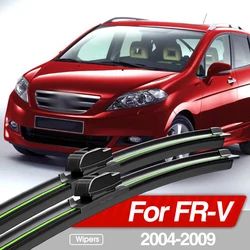 For Honda FR-V FRV FR V 2004-2009 Front Windshield Wiper Blades 2pcs Windscreen Window Accessories 2005 2006 2007 2008