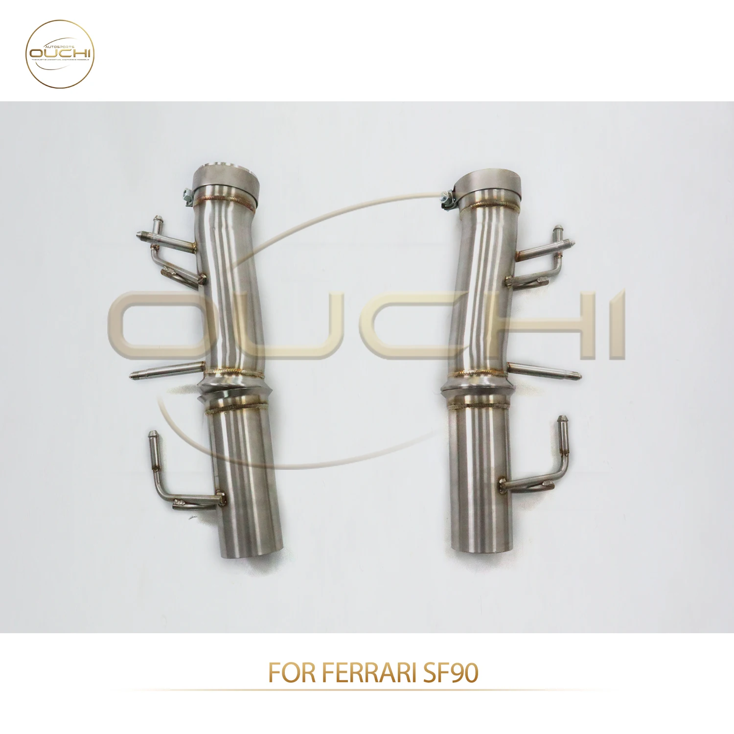 

OUCHI Factory Direct Sales Catback for Ferrari SF90 SS304 Straight Through Exhaust Car Parts Equal Length Pipe