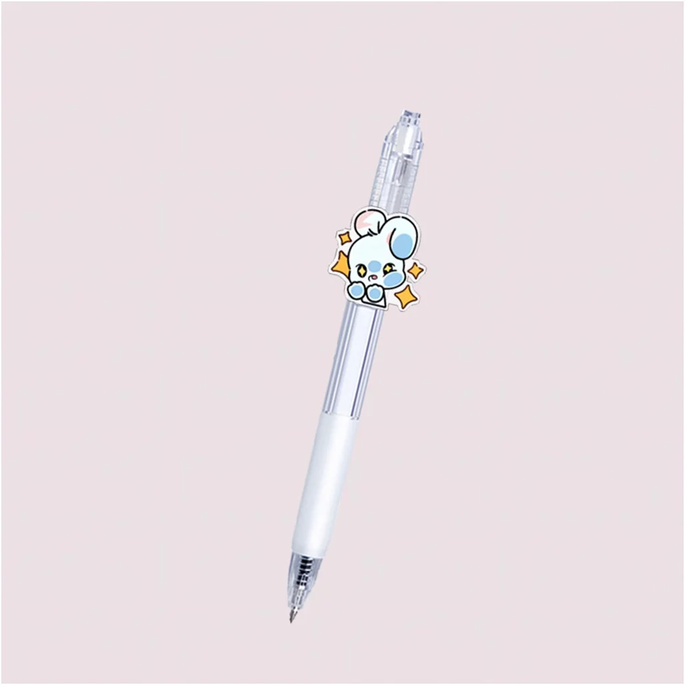 Kpop ZB1 0.5mm Black Roller Ball Pen Student Black Signature Pen Student Stationery ZHANGHAO RICKY HANYUJIN Fans Gift Collection