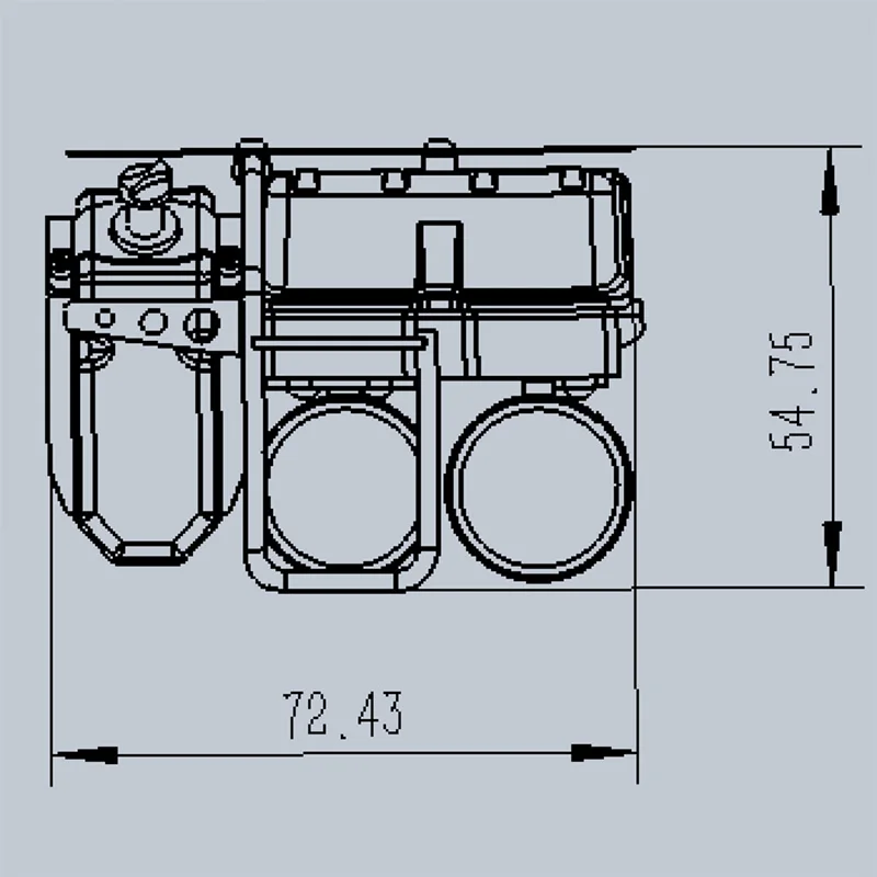 1/14 Battery Box Gas Tank Urea Tank For Tamiya 1/14 1851 3363 Rc Tractor Truck Parts Toys Model RC Truck Accessories