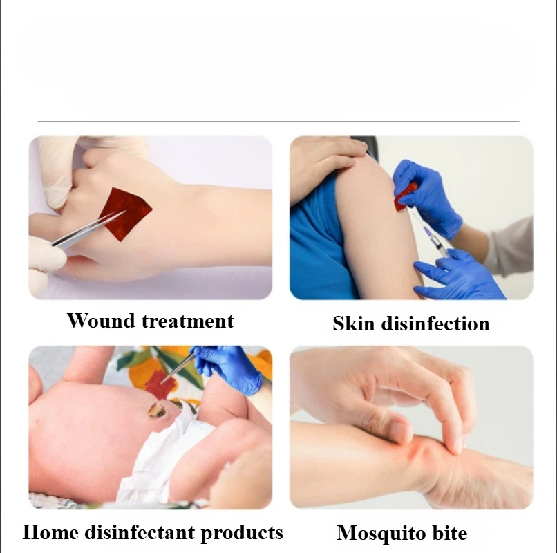 علاج تطهير الجروح من اليود للبشرة، مناسب للحمل في حالات الكوارث الرياضية الخارجية، لوازم الإسعافات الأولية الأساسية #3
