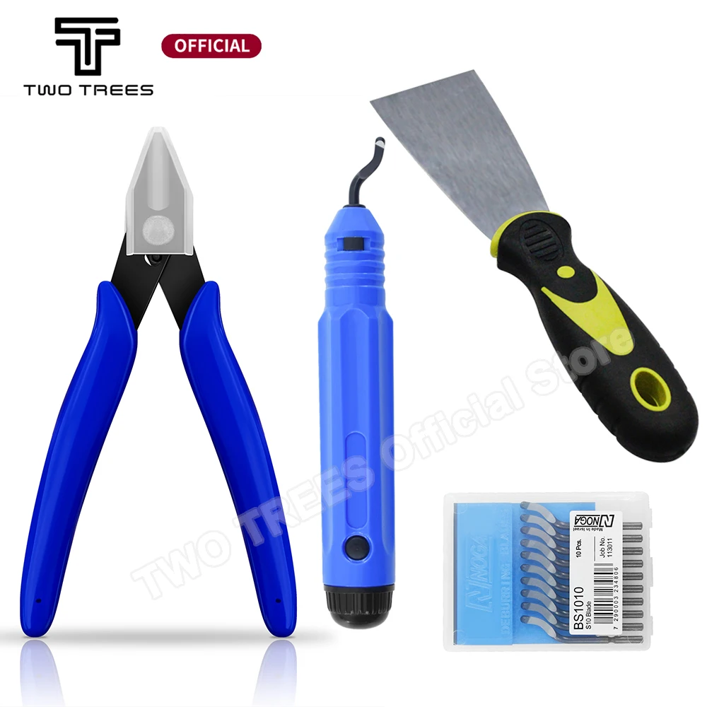 3D Printer Tool Kit Electronic Wire Diagonal Pliers Trimming Knife Scraper Deburring Cutter Set Tweezers Pliers 3D Printer Part