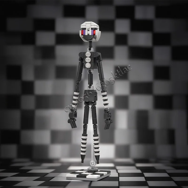 246-teiliges Beliebtes Spielcharakter-Serie Schnurpuppen-Bot MOC Anpassbare Modulare Bausteine Technologie DIY Montage-Spielzeug Geschenk