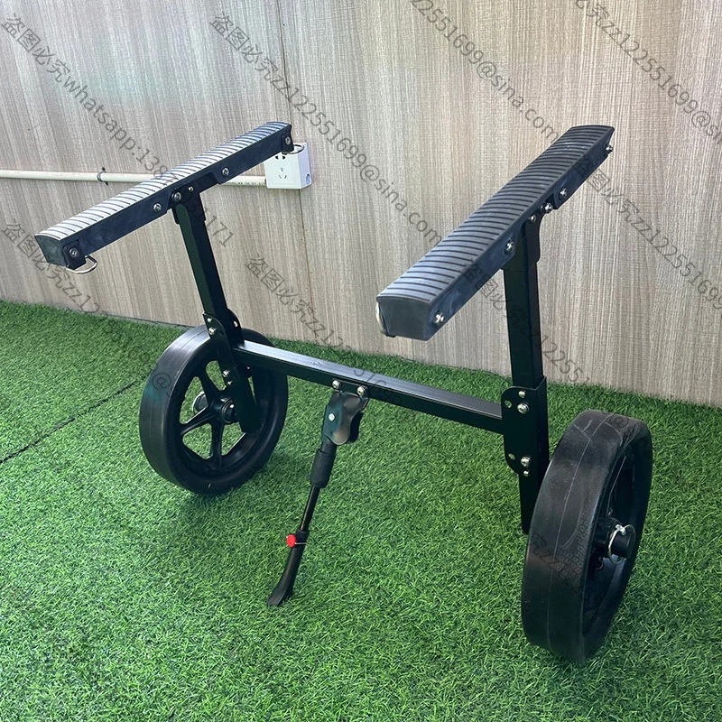 Suitable for Trailer Accessories, Outdoor Travel Trailer Iron Pipe Rack Trailer with Foot Brace