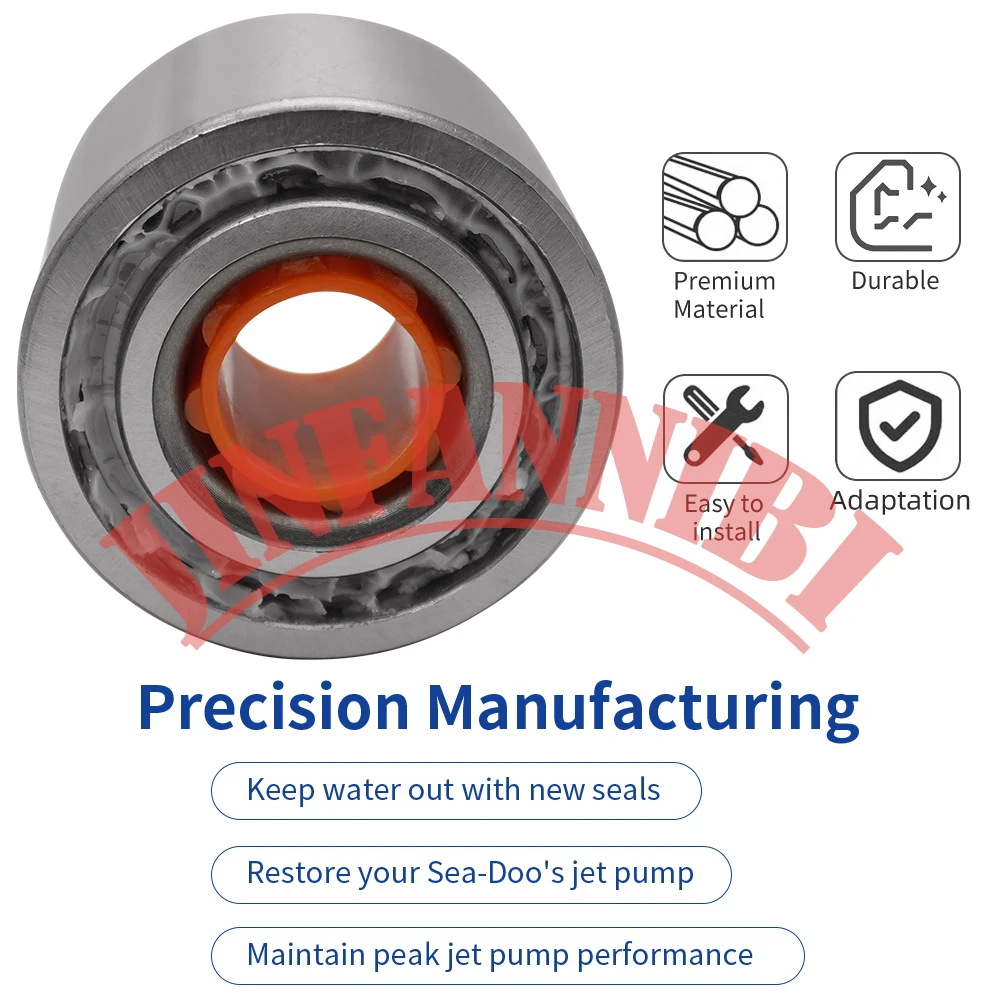 Jet Pump Bearing Seals Rebuild Kit For Sea-Doo GTX GTI RXP RXT RXPX RXTX 155 215