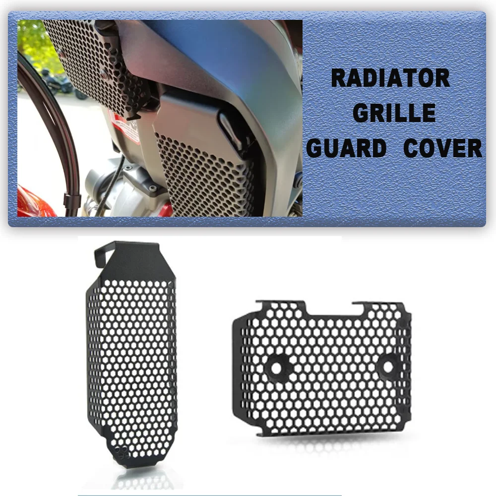 

Motorcycle Accessories Radiator Oil Cooler Guard Rectifier Guard For Ducati Monster 797 2017 2018 2019 2020 2021 2022 2023 2024