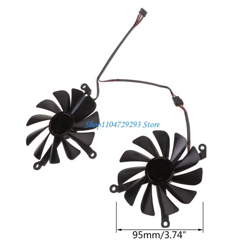 Y2GD 95 mm GA92A2H 4PIN 12V 0.45A VGA Fan Gráficos Enfriamiento tarjeta para RX 5500 RX 5600
