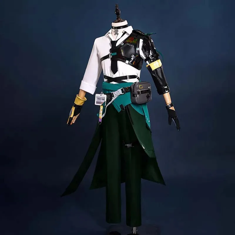 أزياء أنيمي Harumasa التأثيرية شعر مستعار Zenless Zone Zero لعبة موحدة عقال المختنق الدعائم القسم 6 حفلة الهالوين للنساء والرجال