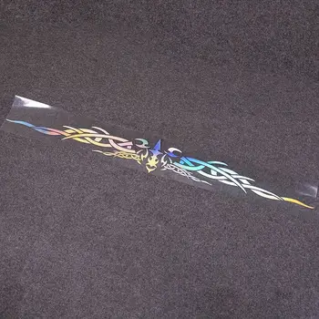 酷圖騰汽車貼紙 翼狀條紋 汽車配件 後擋風玻璃保險桿裝飾 刮痕覆蓋乙烯基貼紙 8 最佳銷售 車貼,用來遮蓋刮痕 - №6