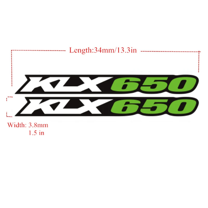 Swingarm Stickers Air Box Tank Decals Reflection For KAWASAKI KLX650 KLX 650R