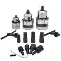 1 Uds JT0 B10 B12 0,6-6mm 0,3-4mm 1,5-10mm adaptador de mandril de taladro manguito de eje de biela acoplamiento de cobre de acero 4/5/6/8/10/12mm