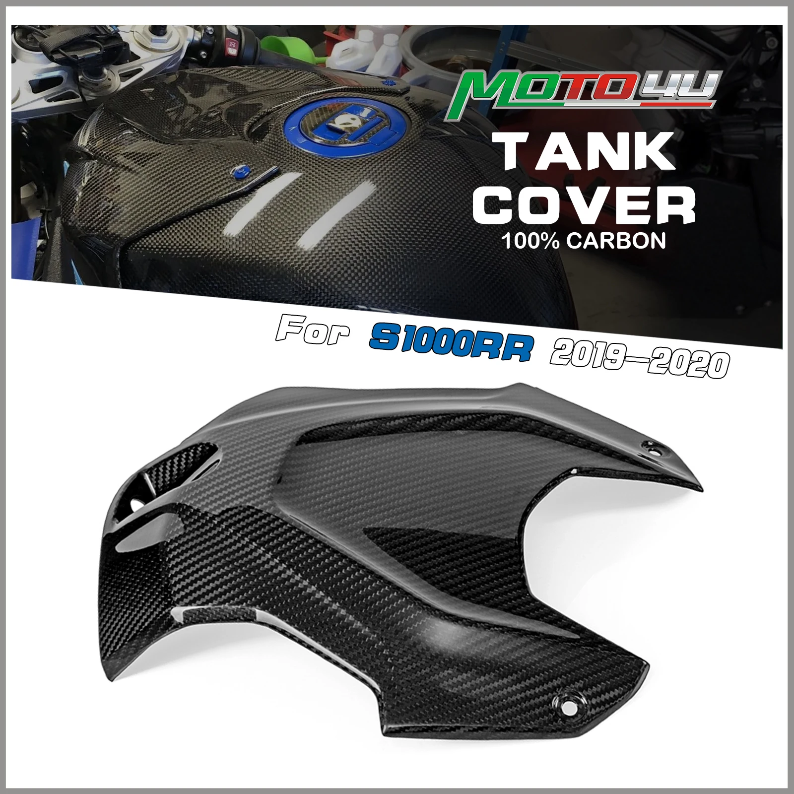 

New Carbon Fiber Motorcycle Tank Cover Protection cover For BMW S1000RR S 1000RR S1000 RR 2019 2020 2021