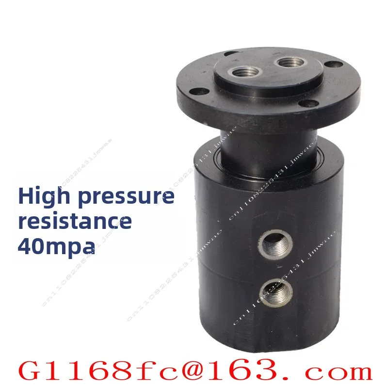 High Quality Professional Hydraulic Oil Pipe Rotary Joint 2-way 360 Turn Dual Channel Rotary Joint