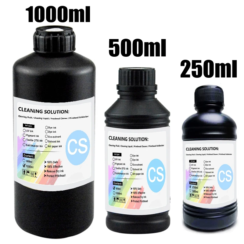 UV Cleaning Liquid Solution for Epson Roland Mimaki UV Printer - Printhead Cleaning Fluid Ink