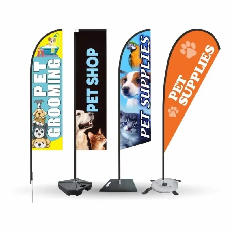 

Outdoor Printing Promotions Restaurant Banners Commercials Feather Beach Flags Banner Advertisements