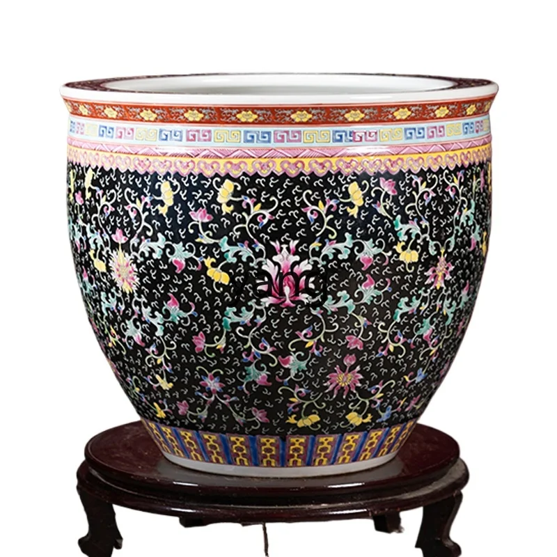 lmm ceramic water tank household living room balcony study fish tank