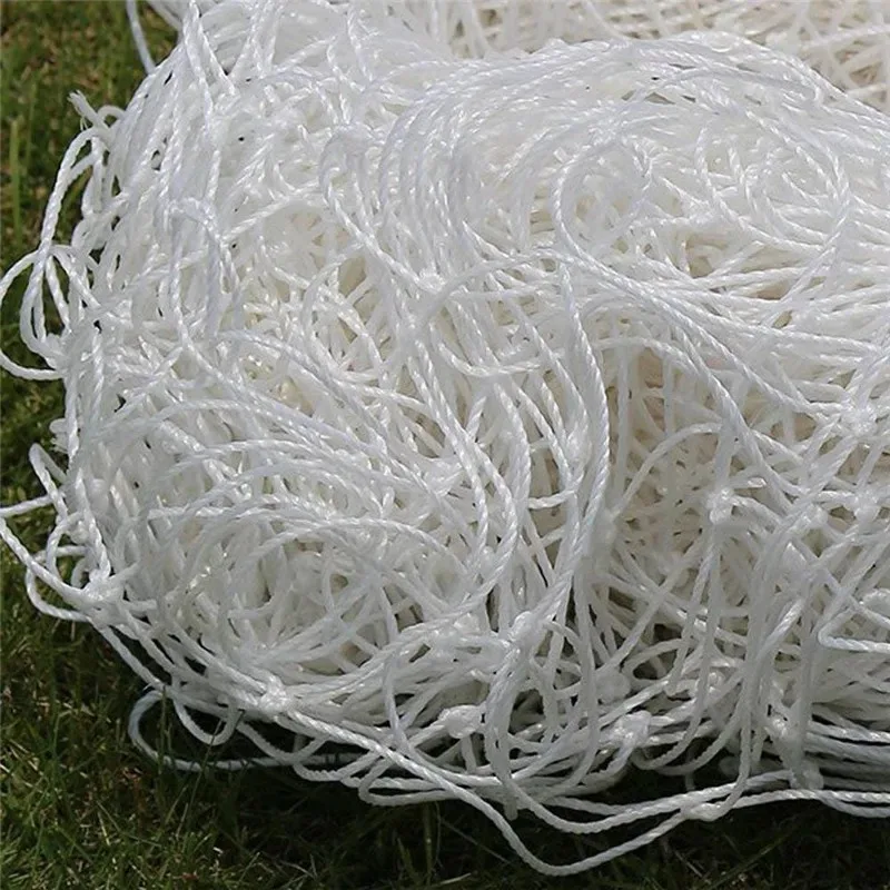 Soccer Goal Net Football Nets Polyethylene Sport Training Post Nets Mesh for Gates 3.2mx2.1m Full Size (Nets only) School Club