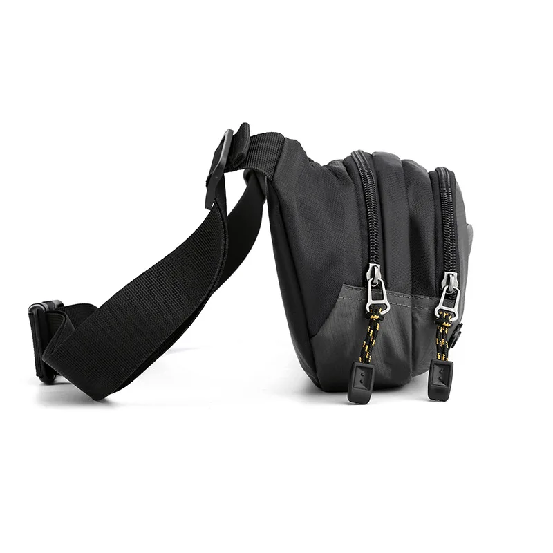 HVTIL Outdoor Sport Hip Belt marsupio marsupio in Nylon da uomo da viaggio in esecuzione piccola moto Versatile semplice borsa a tracolla a tracolla