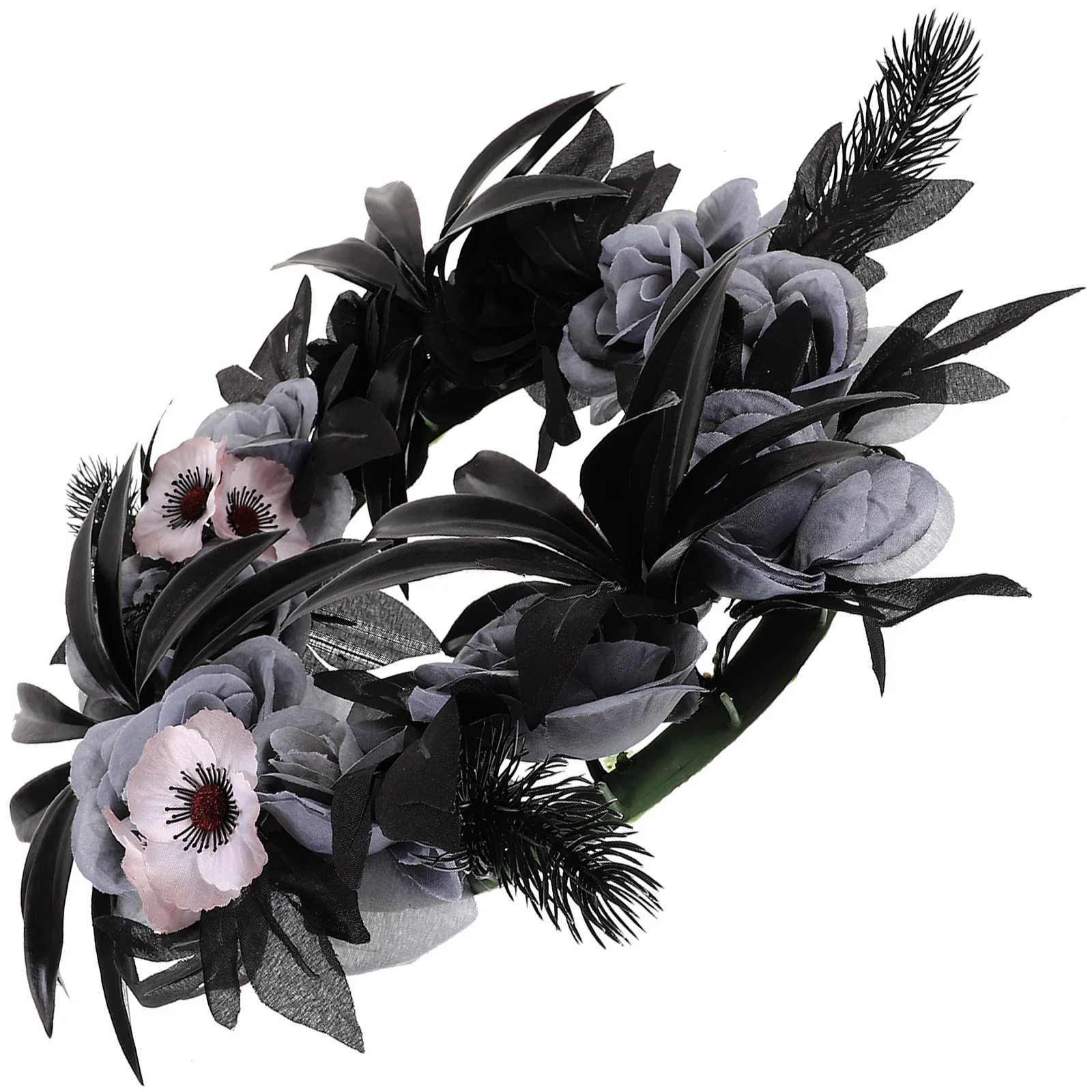 

Simulated Eyeball Wreath Gothic Halloween Decor Indoor Scary Props Front Door Garland Spider Eye Flower Ornament