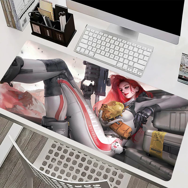 

League Of Legends Miss Fortune Keyboard Mouse Pad Laptop Kawaii Anime Girl Mousepad Office PC Gaming Accessories Desk Mat Carpet