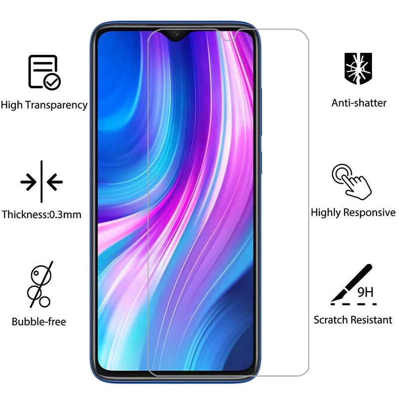 protective tempered glass for xiaomi redmi note 8 pro screen protector on note8pro film not 8pro xiomi ksiomi readmi remi redme