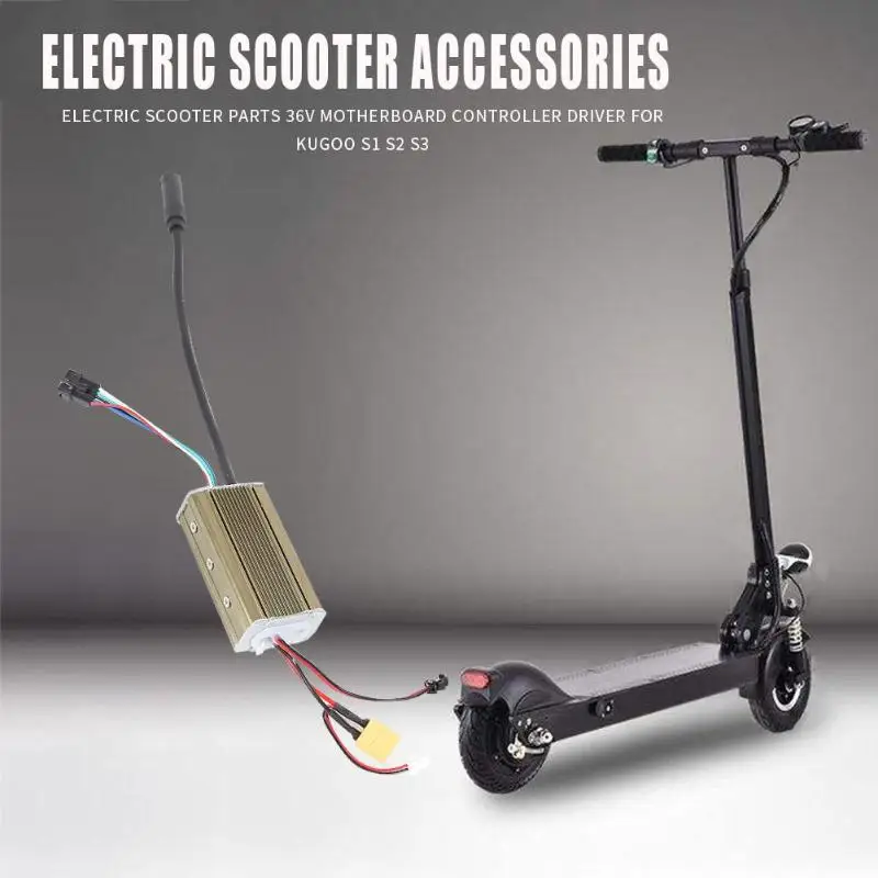 Scooter Elétrica Motherboard Controlador Driver, Acessórios Skate, 36V, Kugoo S1 S2 e S3