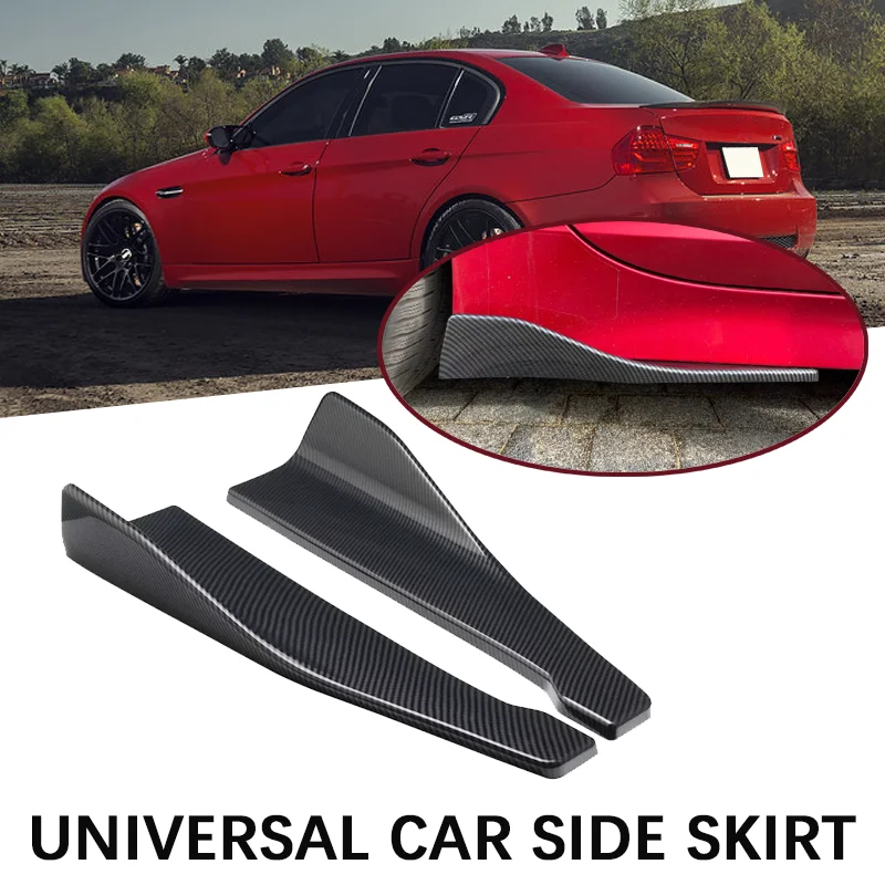 Universal Car Front Rear Bumper Strip Lip Spoiler Diffuser Splitter Scratch Protector 48CM Length  For Audi BMW HONDA