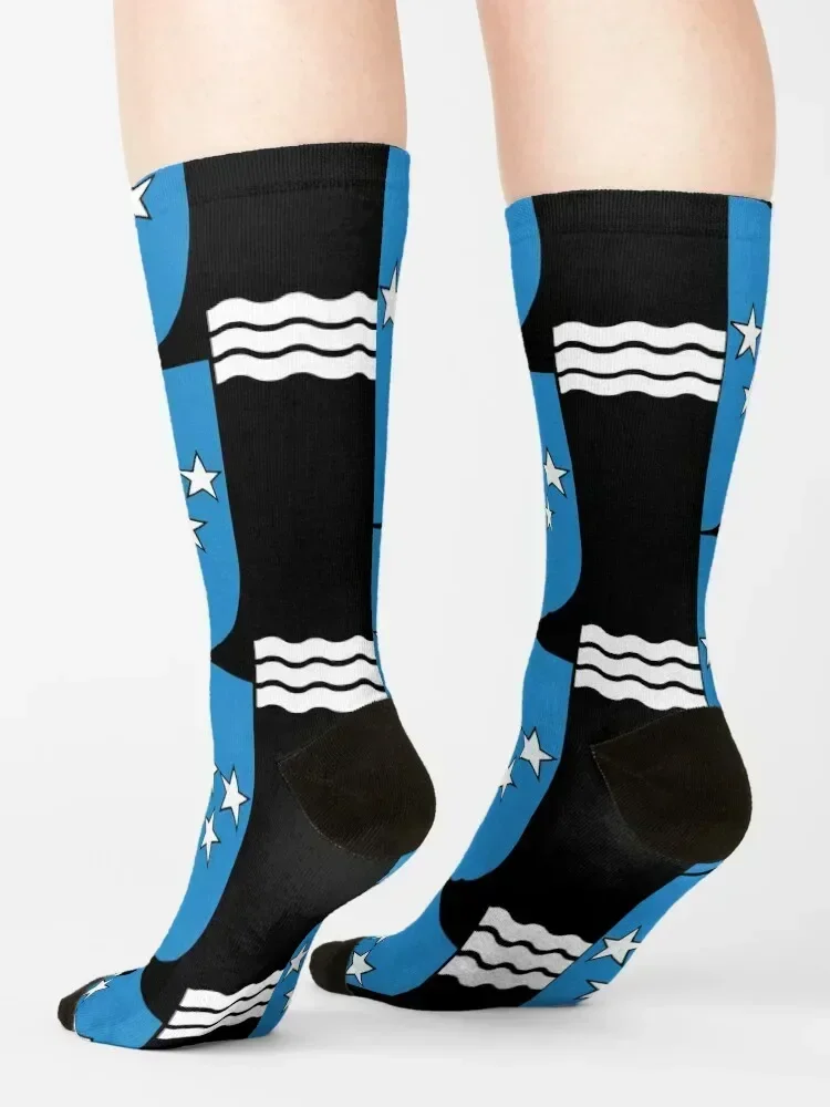 Kanton Aargau Coat of Arms, Switzerland Socks men cotton high quality new year Men's aesthetic Mens Socks Women's