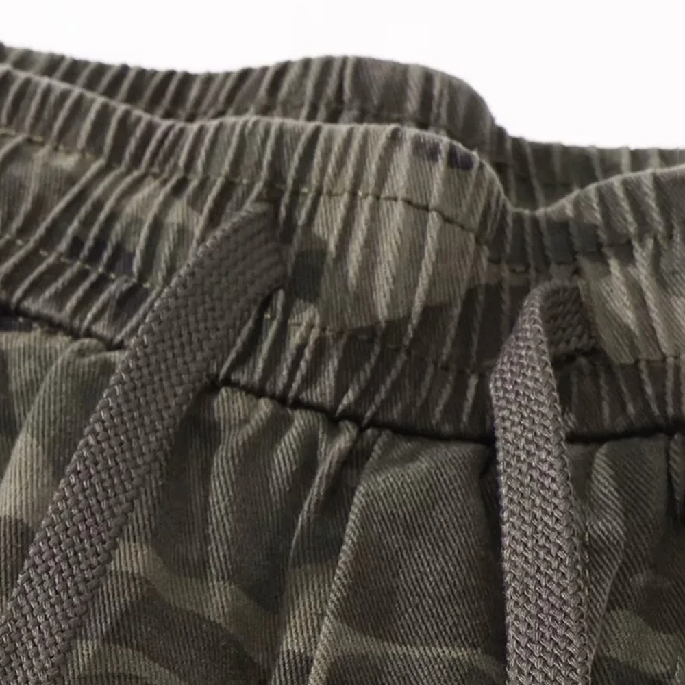 Mens Camo Multi Pocket Strap Cargo Shorts Summer Streetwear Loose Niche Vintage Y2k Casual Daily Shorts Men'S Clothing 2026 New