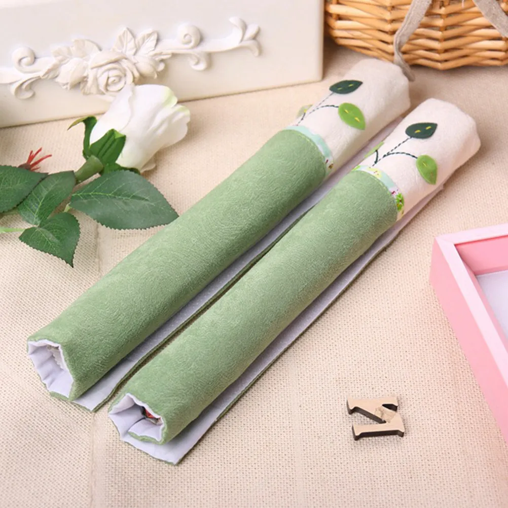 

2Sets Decorative Fridge Door Handle Covers Design Refrigerator Handle Protector Keeps Handles Clean Safe Oil