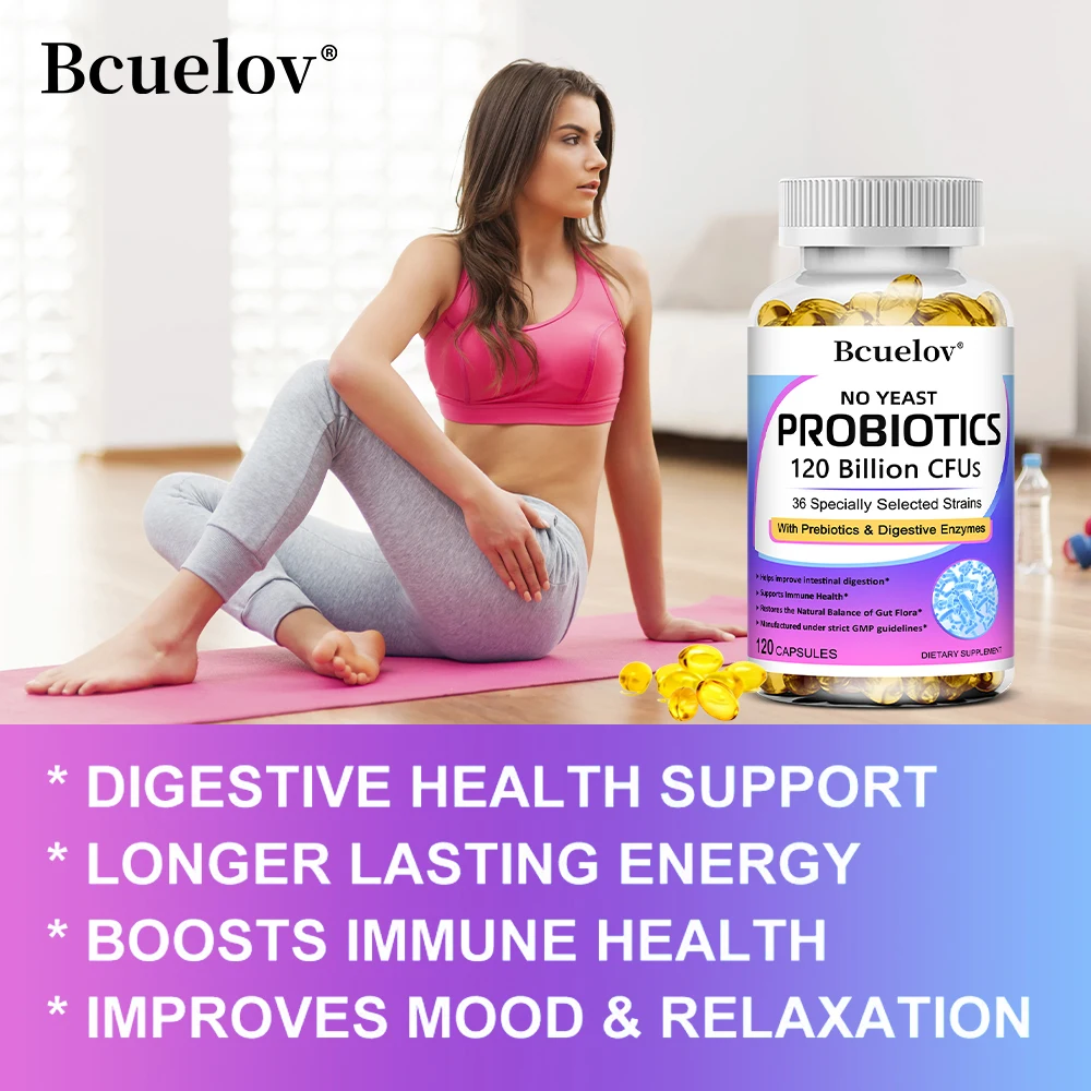 Digestive Enzymes+Probiotics,Promote Digestive and Intestinal Health,Support Urinary Tract Health,and Balance Intestinal Flora
