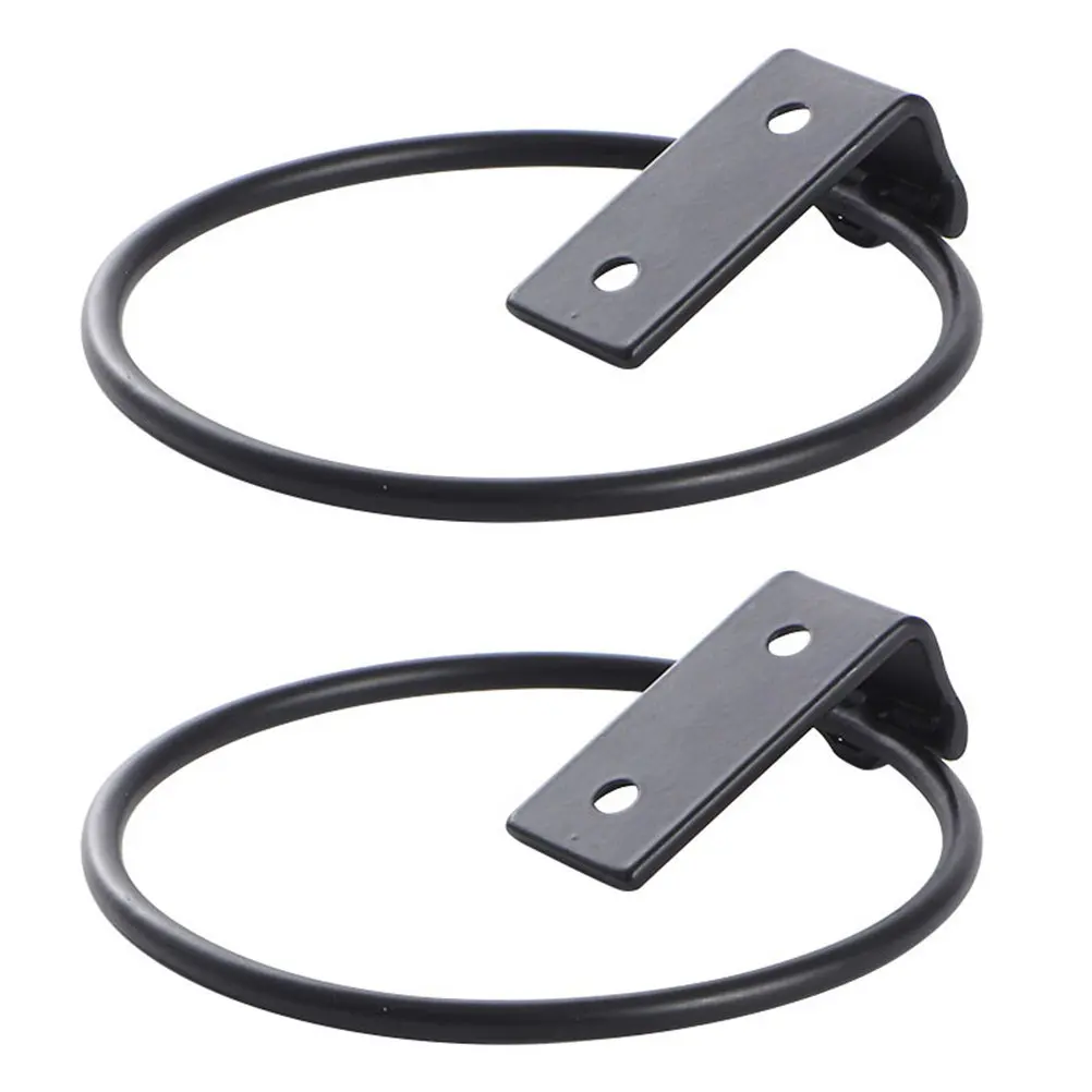 2Pcs Wall Mount Flowerpot Bracket Iron Hook Vintage Design for Balcony Garden Planter Holder Rack Flowerpot Holder