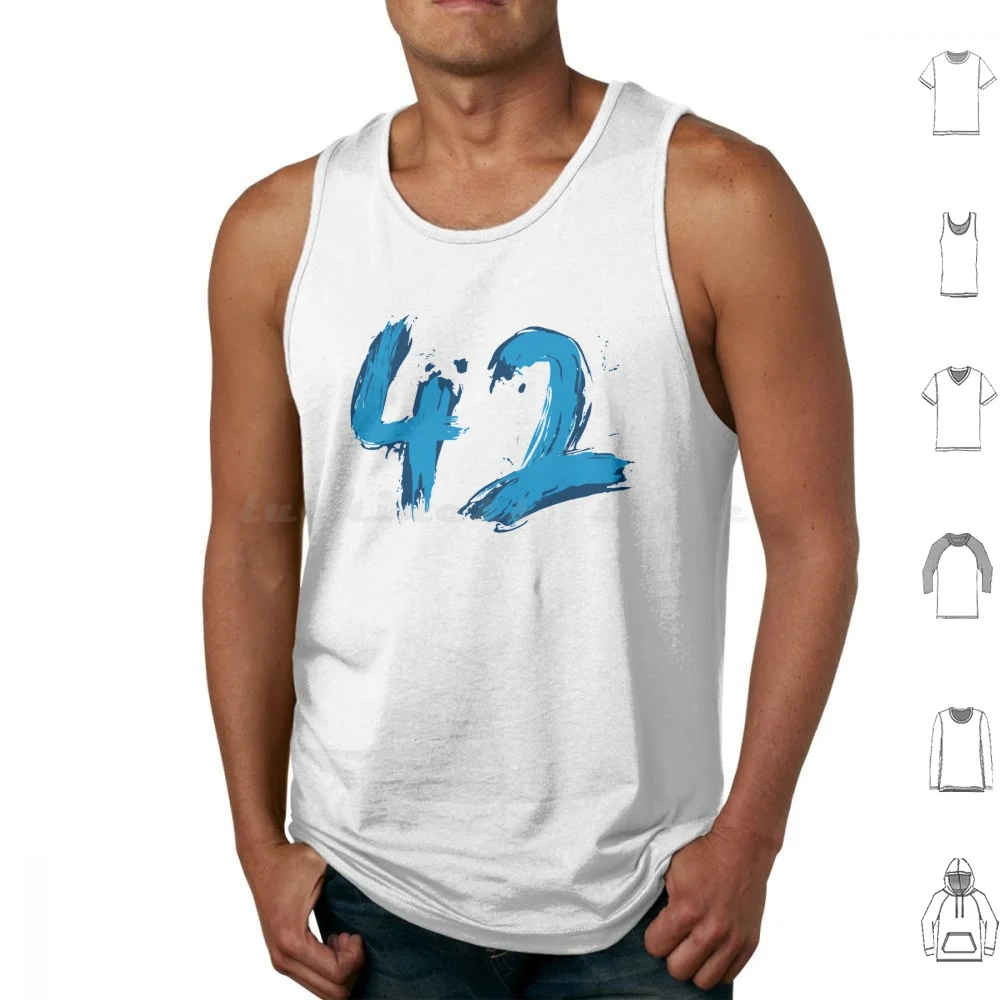 42 Only Tank Tops Vest Sleeveless H2g2 42 Marvin The Hitchhikers Guide To The Galaxy Douglas Adams