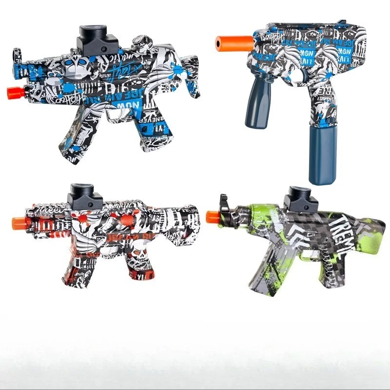 

Graffiti Electric High-speed Continuous Firing Soft Bullet M4A1 Parodies Toy Gunner As A Model Holiday Gift Mother Kids Toys
