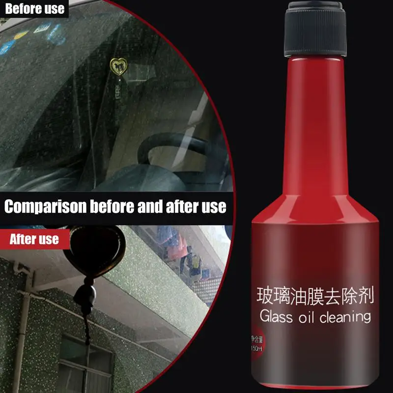 

Oil Film Remover For Car Window Powerful Windshield Oil Film Cleaner Car Window Cleaner Multipurpose Automotive Glass Cleaner