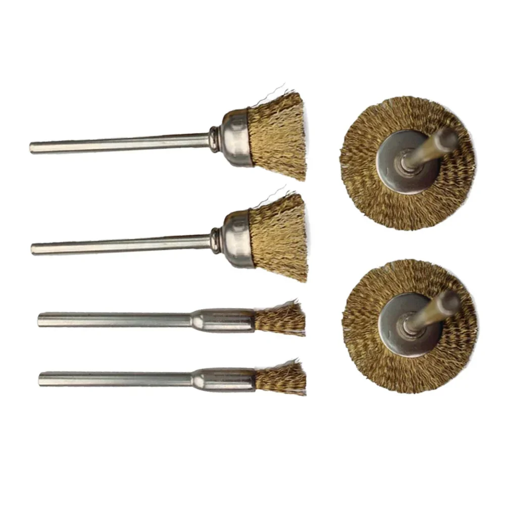 

6pcs/Set Wire Brushes Kit Steel Wire Wheel Brushes Set For Mini Drill Rotary Tools Polishing Dremel Brush