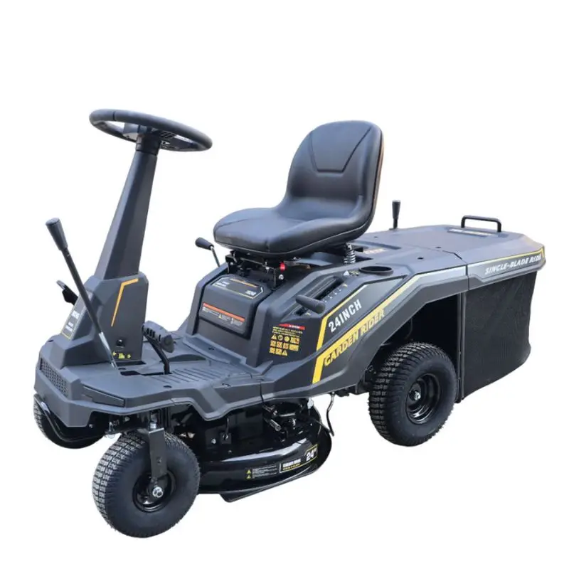 CE Certified Electric Ride-on Lawn Mower Cordless Steel Blade Grass Cutter 24V Petrol Power DIY Grade Factory Price ODM/OEM