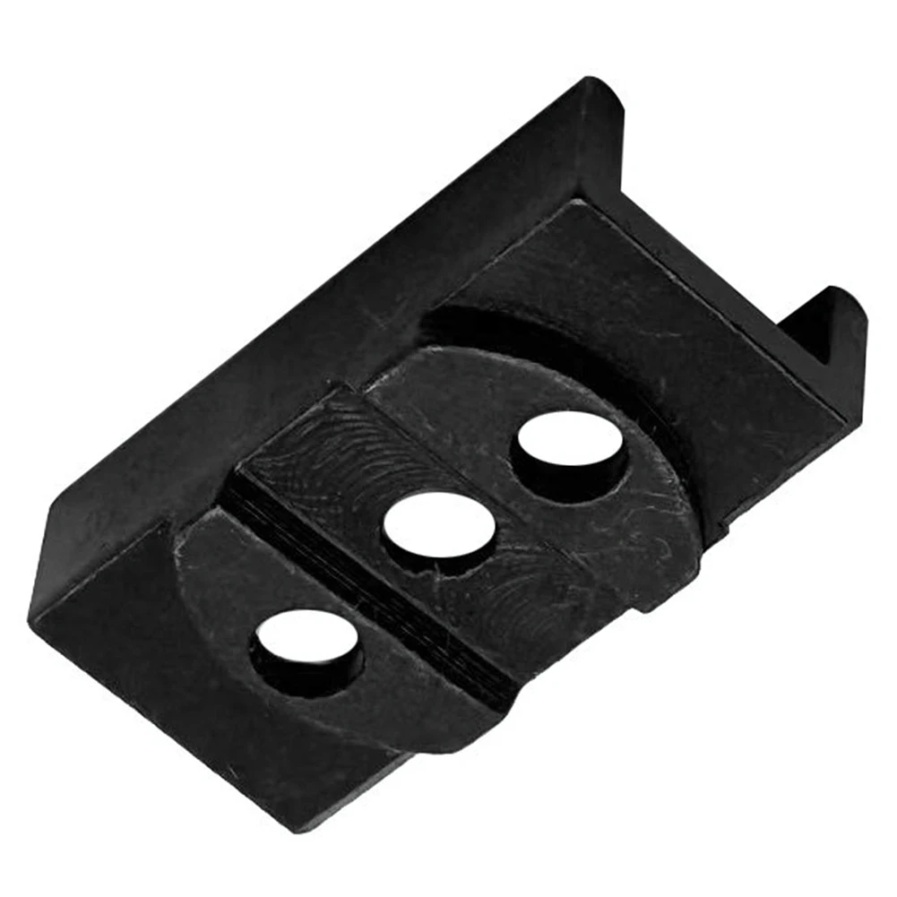 Guide Rail Adapter Iron 34x17x9mm Black Replacement Part For 4304 Jigsaw Cutting Tool Easy Installation Guide Accessory