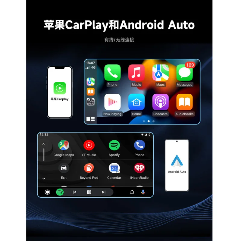 2024 7-inch Wireless Carplay Car Bluetooth MP5 High-definition IPS Screen AHD Reverse Image PND Navigation Vehicle Tools