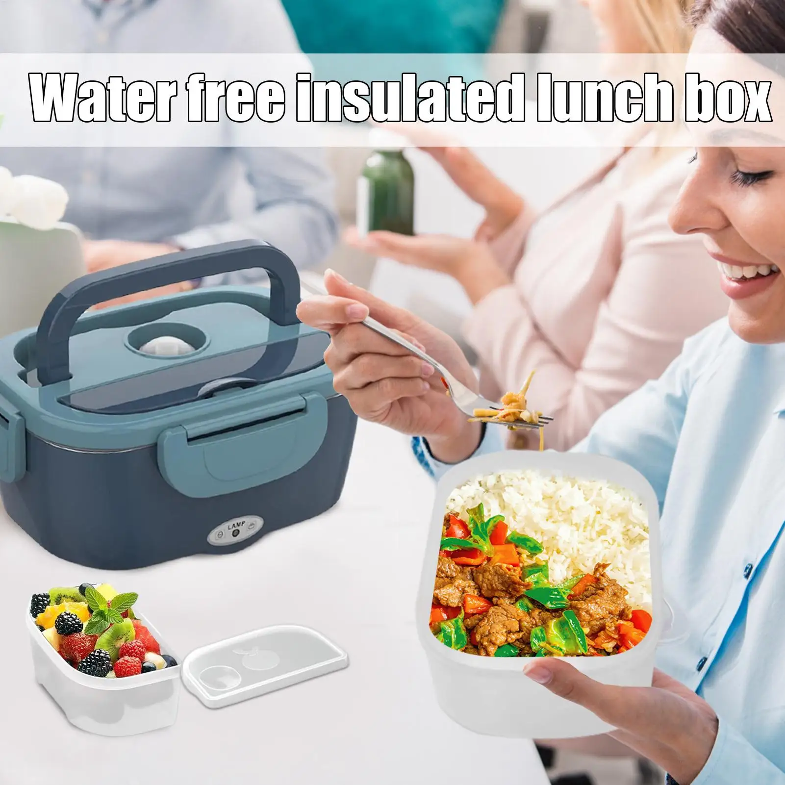 

Electric Lunch Box 12v Car Self Heating Food Container Thermal Food Heater Container For Warmer Women Men Adults Meal Deliver