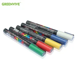 5PC Beekeeping Mark Pen 5M Queen Bee Marker Pen Queen Rearing Marking Pen Not Fade Bee Identification Equipment Beekeeping Tools