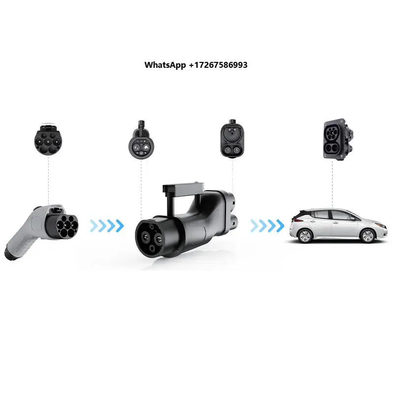 

New Energy Vehicle Parts Accessories Charging Station GBT to CCS2 Connector 1000V 250A Dc Charger Adapter