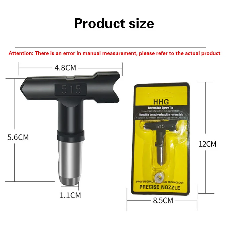 Paint Sprayer Seal Nozzle Airless Spray Tip Nozzle Spray Gun 423 425 519 521 523 525 523 545 555 623 Airbrush Tip For Spray Tip